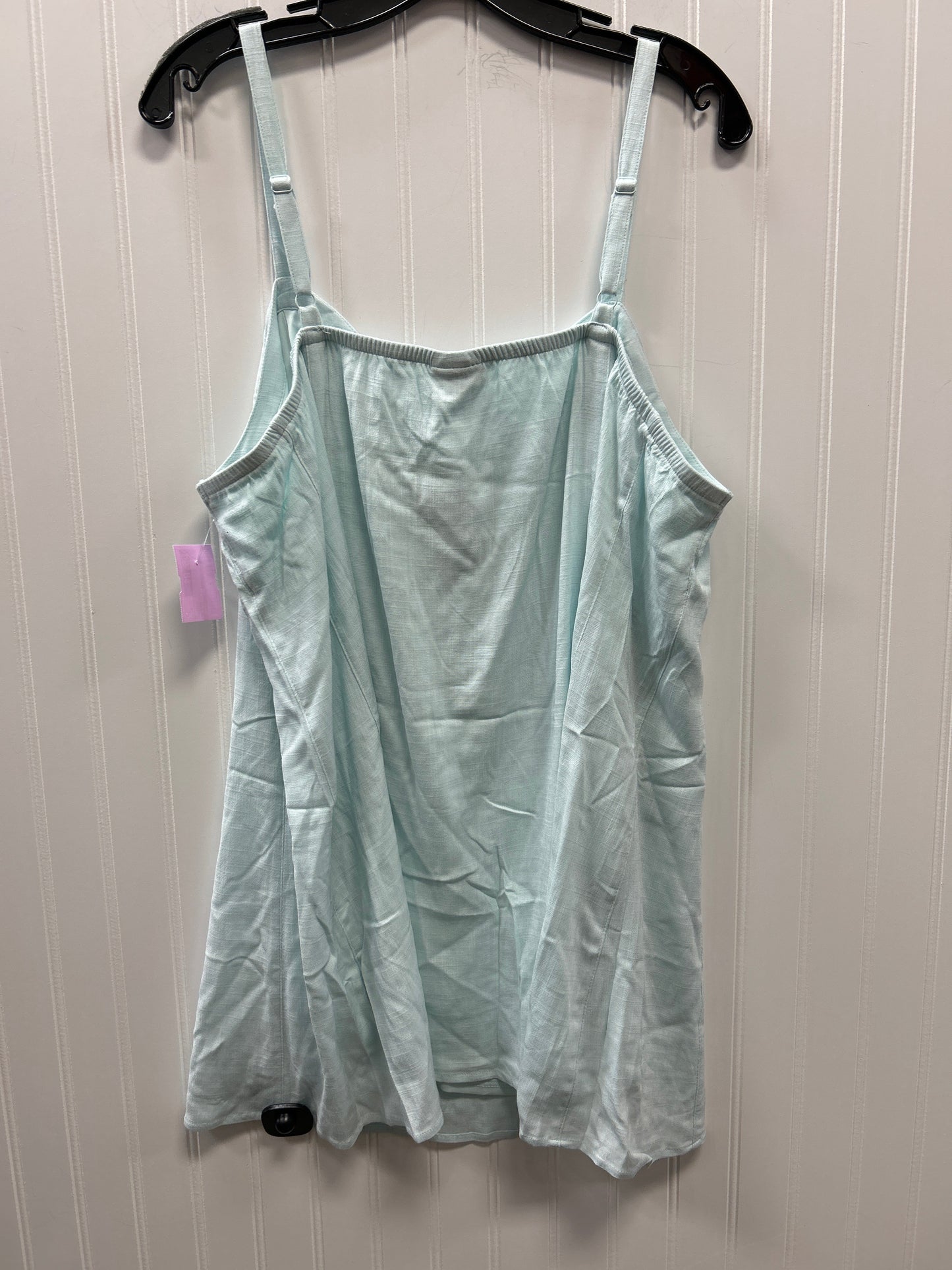 Top Sleeveless By Torrid In Teal, Size:2X