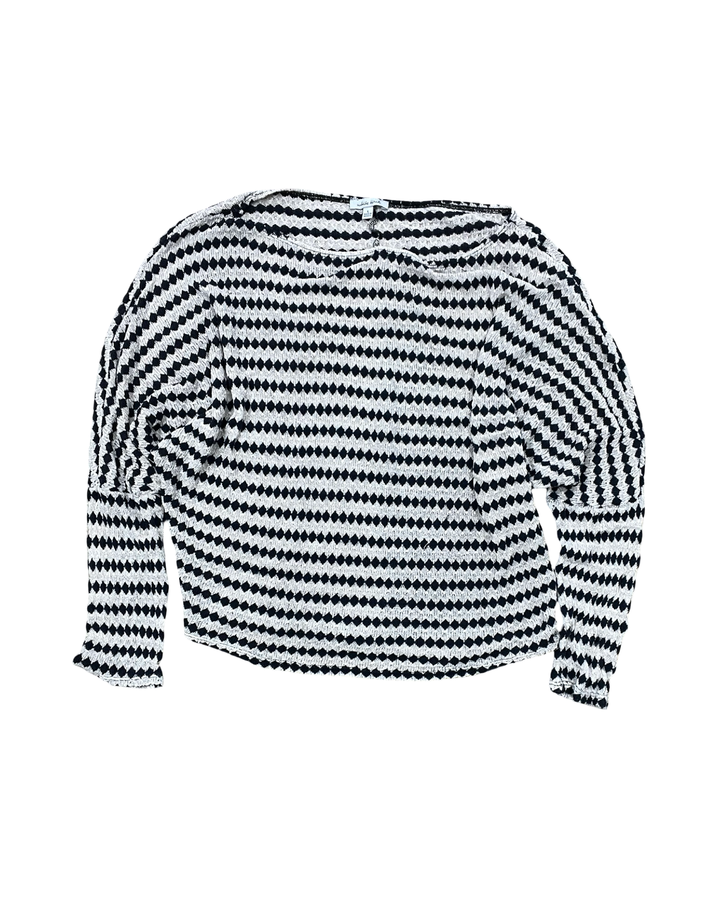 Top Ls By White Birch In Blue & Cream, Size:L