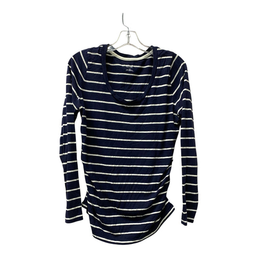 Mat Top Ls By Liz Lange Maternity In Blue, Size:L