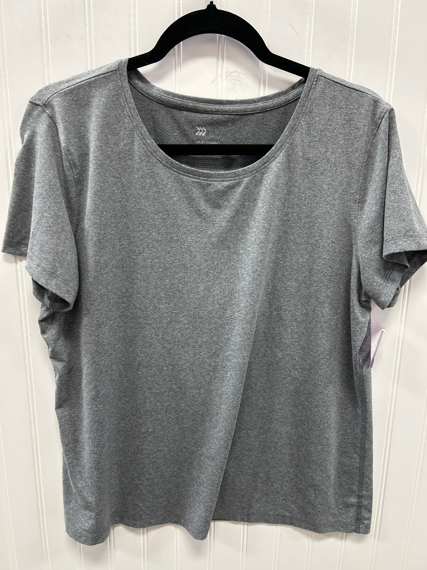 Athletic Top Ss By All In Motion In Grey, Size:L