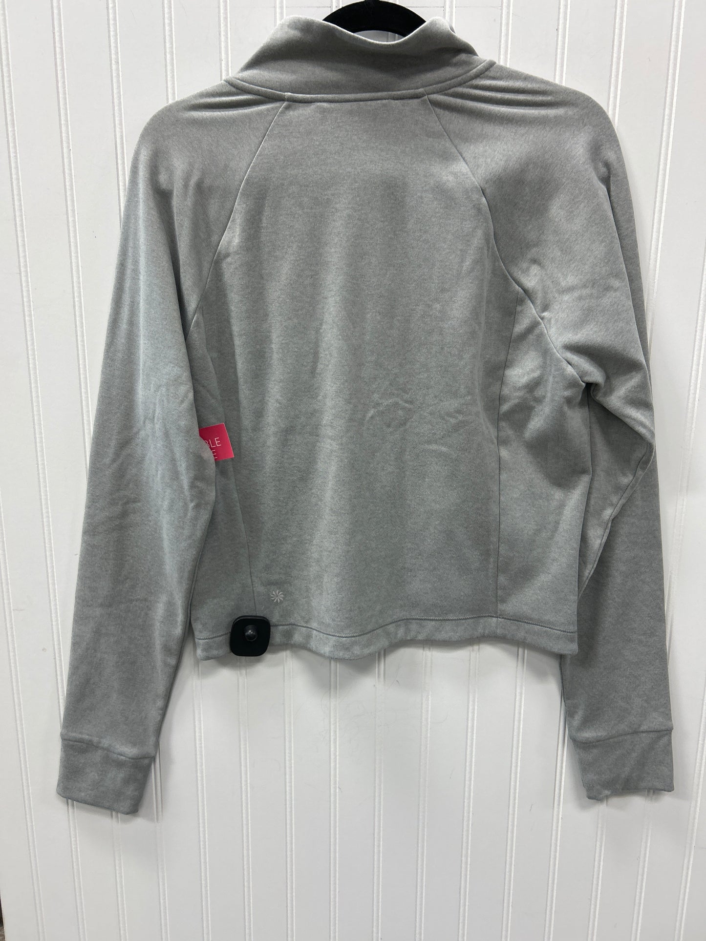 Athletic Jacket By Athleta In Grey, Size:L