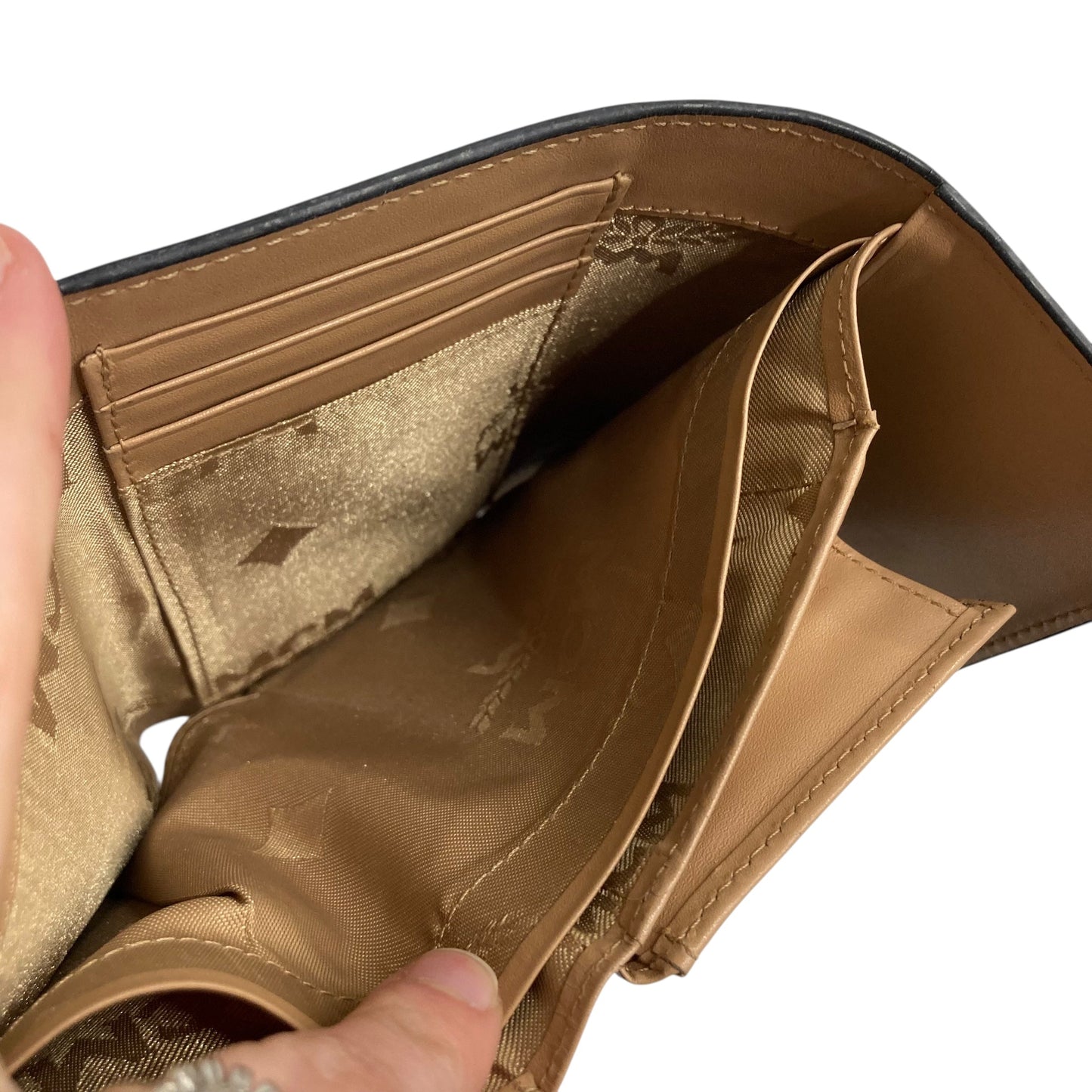 Wallet Luxury Designer By Mcm In Coral, Size:Medium