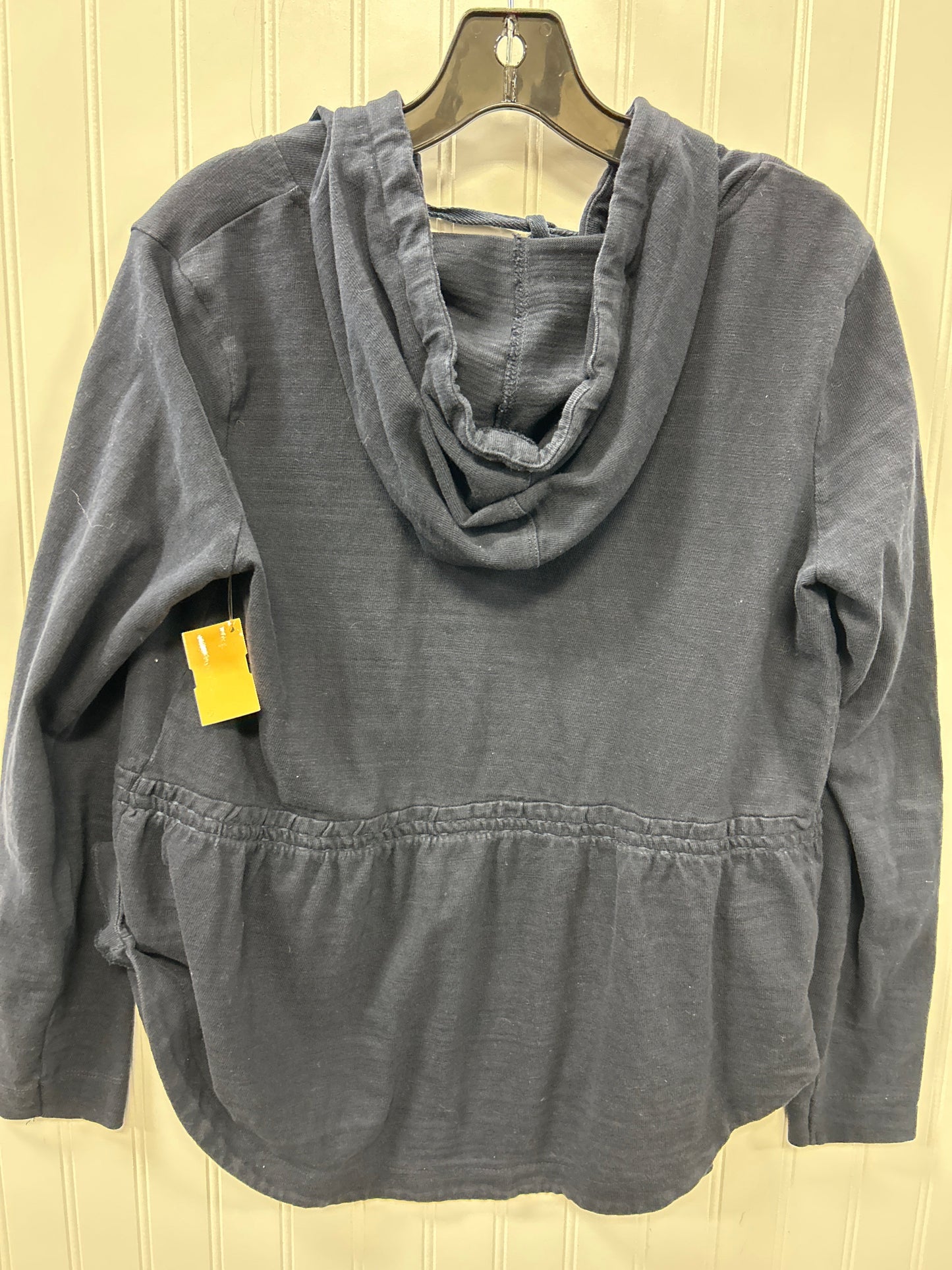 Sweatshirt Hoodie By Loft In Navy, Size:S