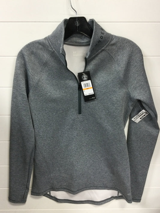 Athletic Top Ls Collar By Under Armour In Grey, Size:S