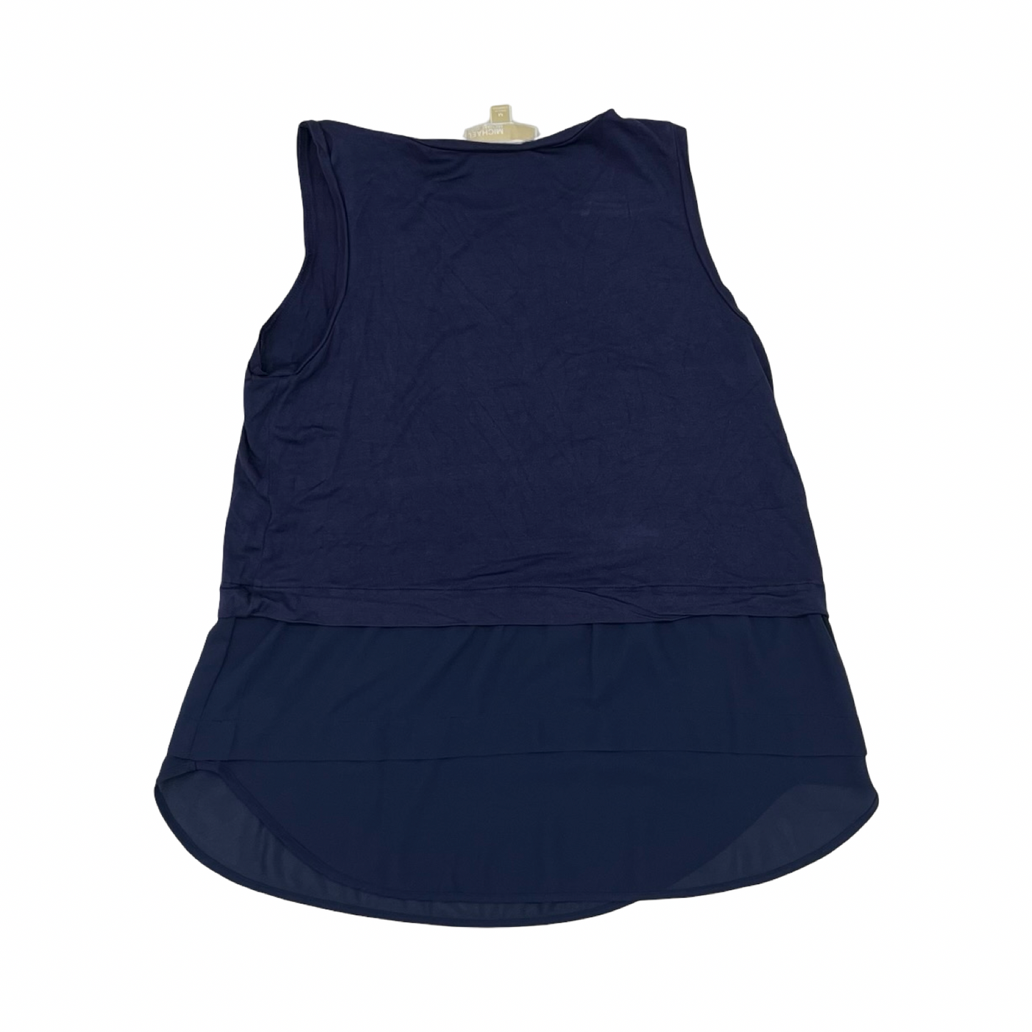 Top Sleeveless Designer By Michael Kors In Navy, Size:M