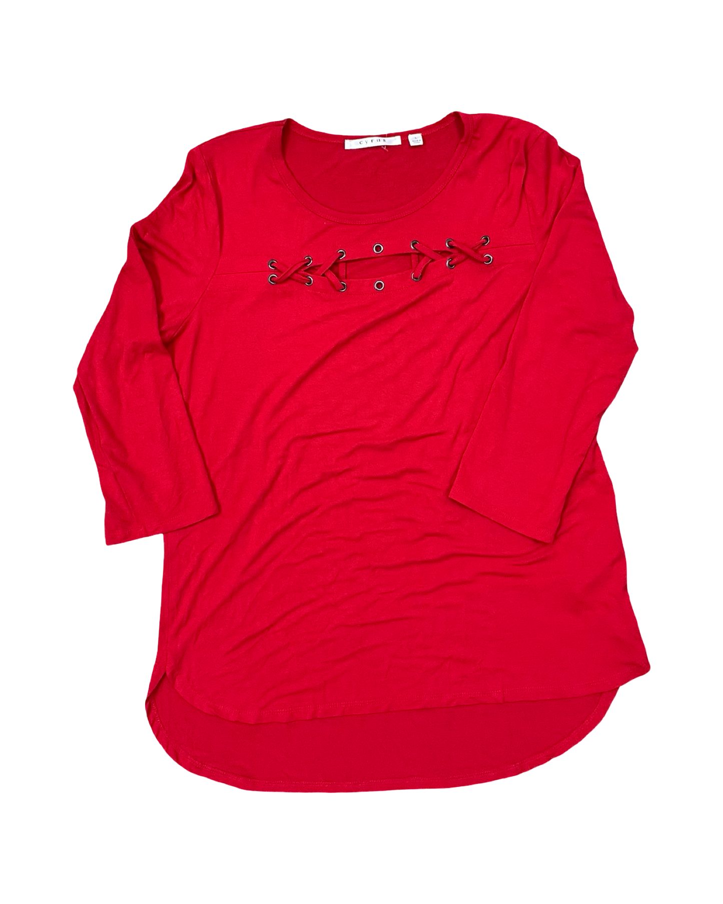 Top Ls By Cyrus In Red, Size:L
