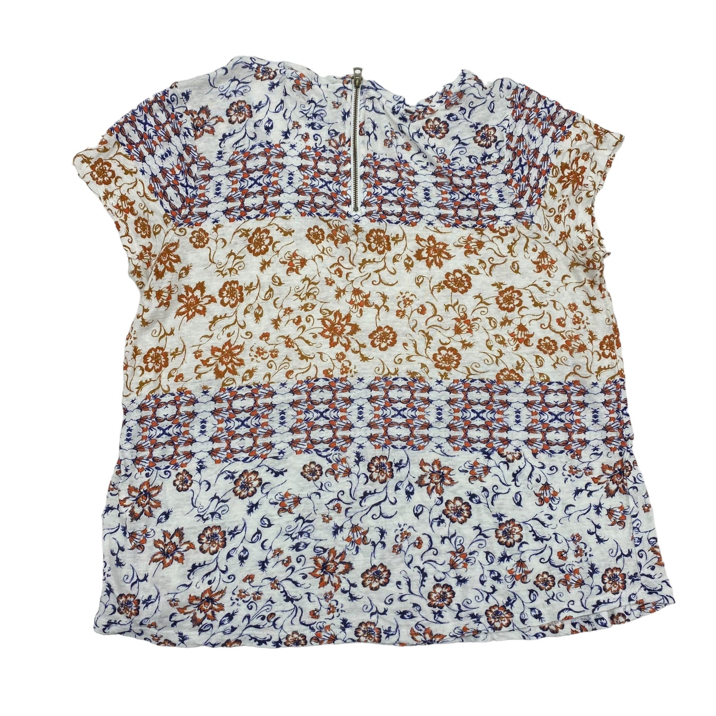 FLORAL PRINT LUCKY BRAND TOP SS, Size 1X