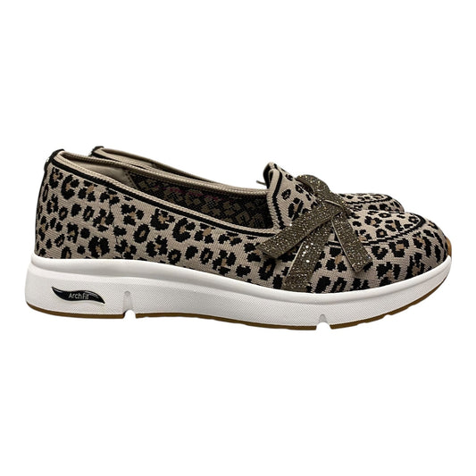 Shoes Flats By Skechers In Animal Print, Size:8