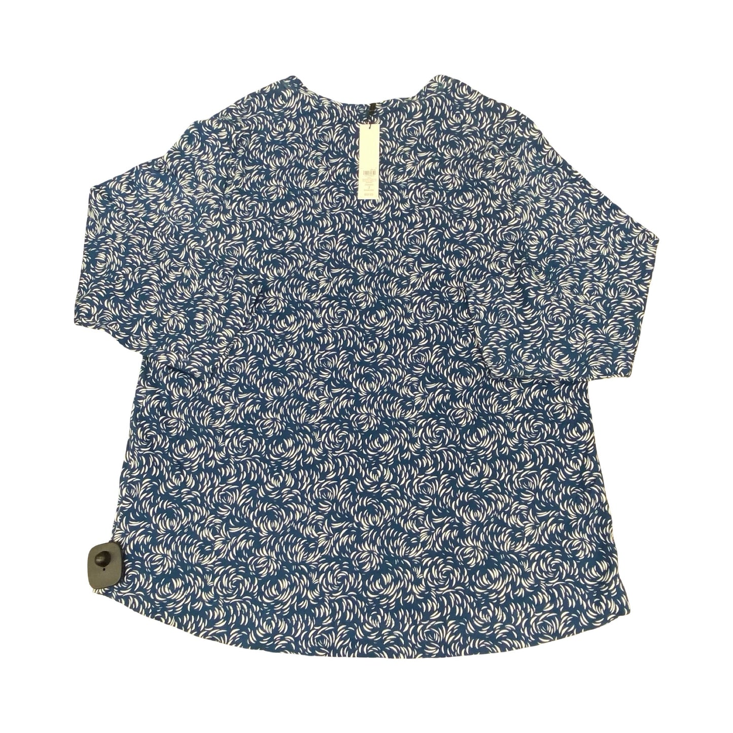 Top Ls By Chicos In Blue & White, Size:Xl