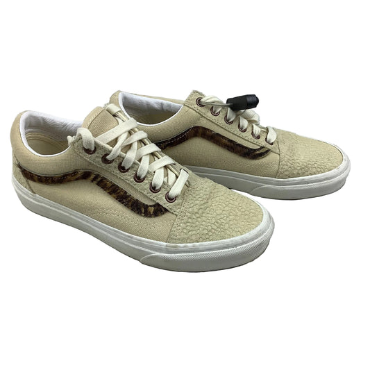 Shoes Sneakers By Vans In Tan, Size: 7