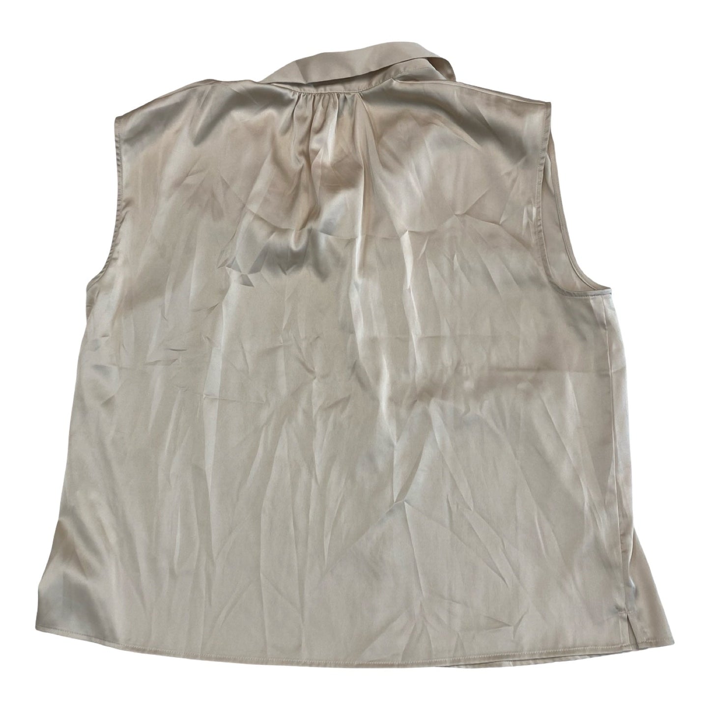 Top Sleeveless By Banana Republic In Tan, Size:Xl