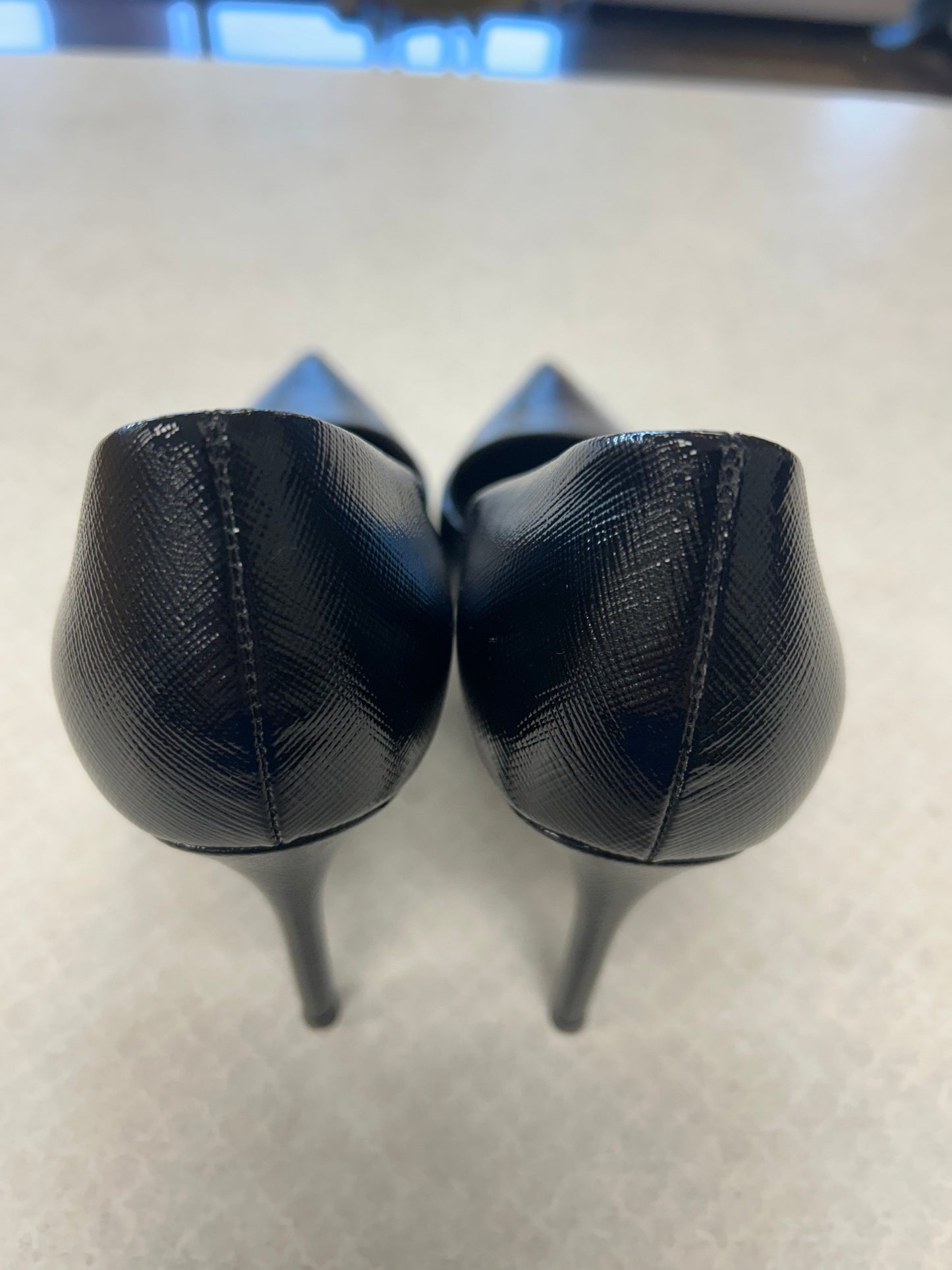 Shoes Luxury Designer By Prada In Black, Size:7