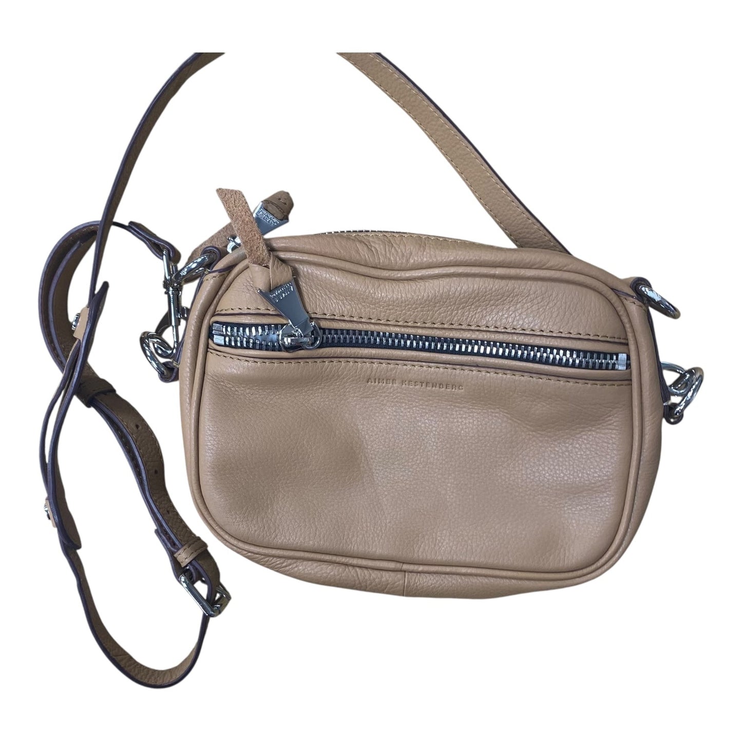 Crossbody Leather By Aimee Kestenberg In Brown, Size:Smallny