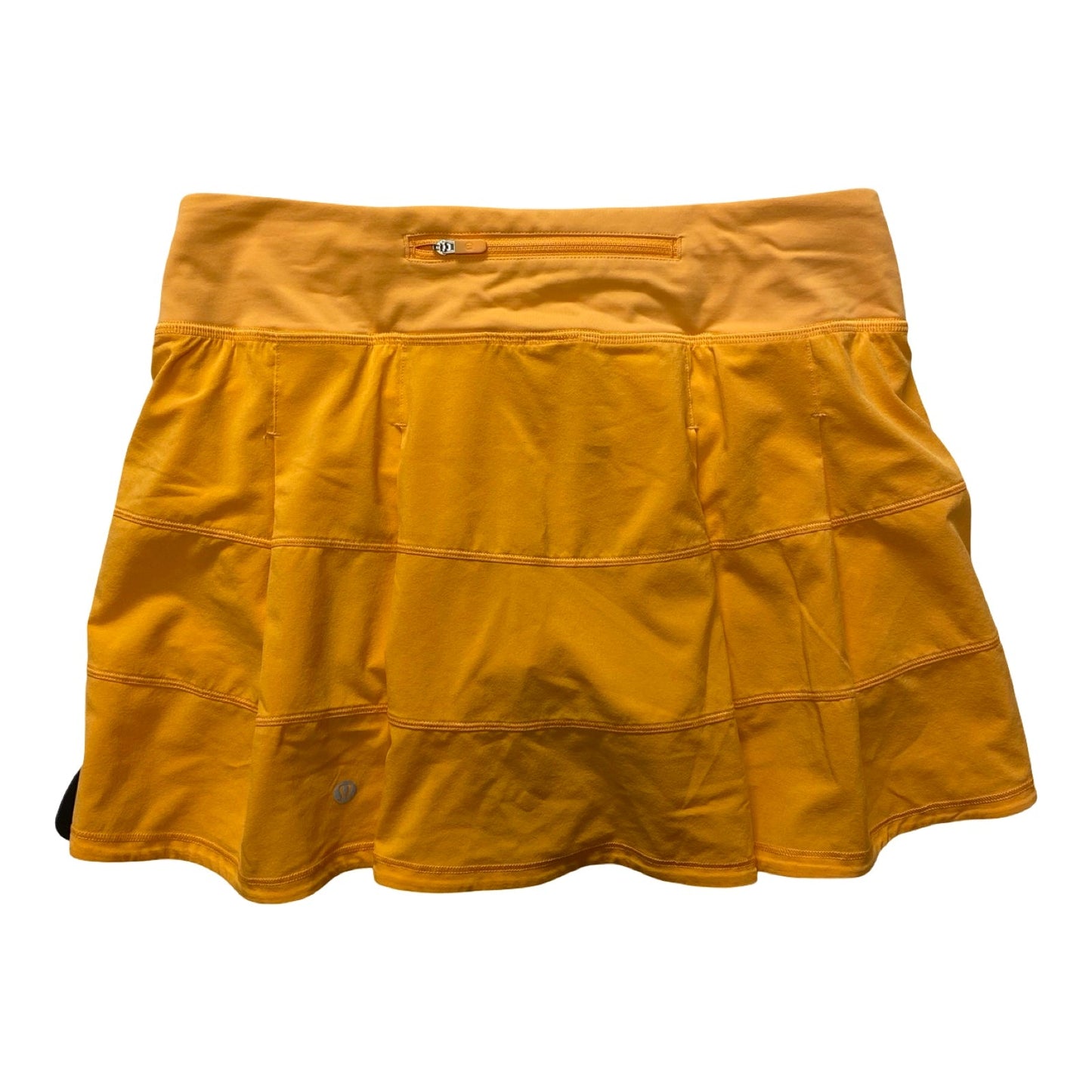Athletic Skort By Lululemon In Orange, Size:6