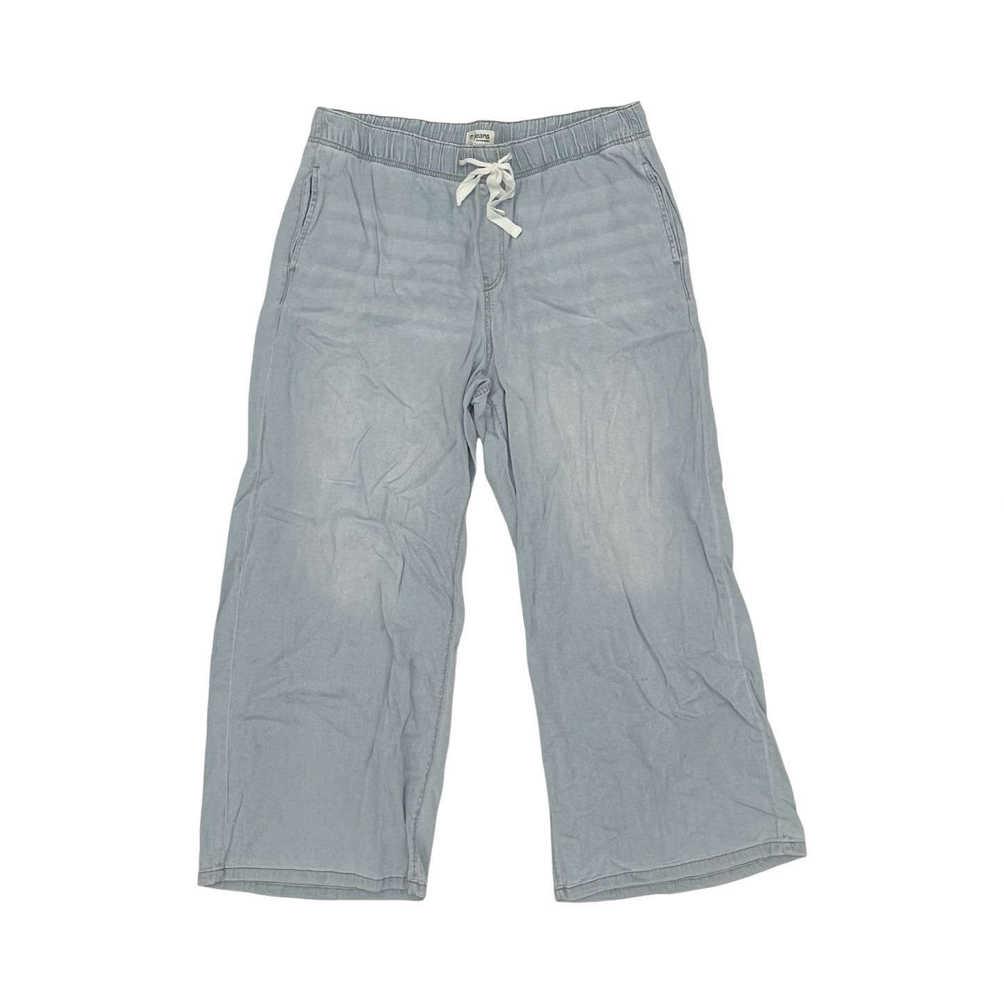 Jeans Wide Leg By Maurices In Blue Denim, Size:18