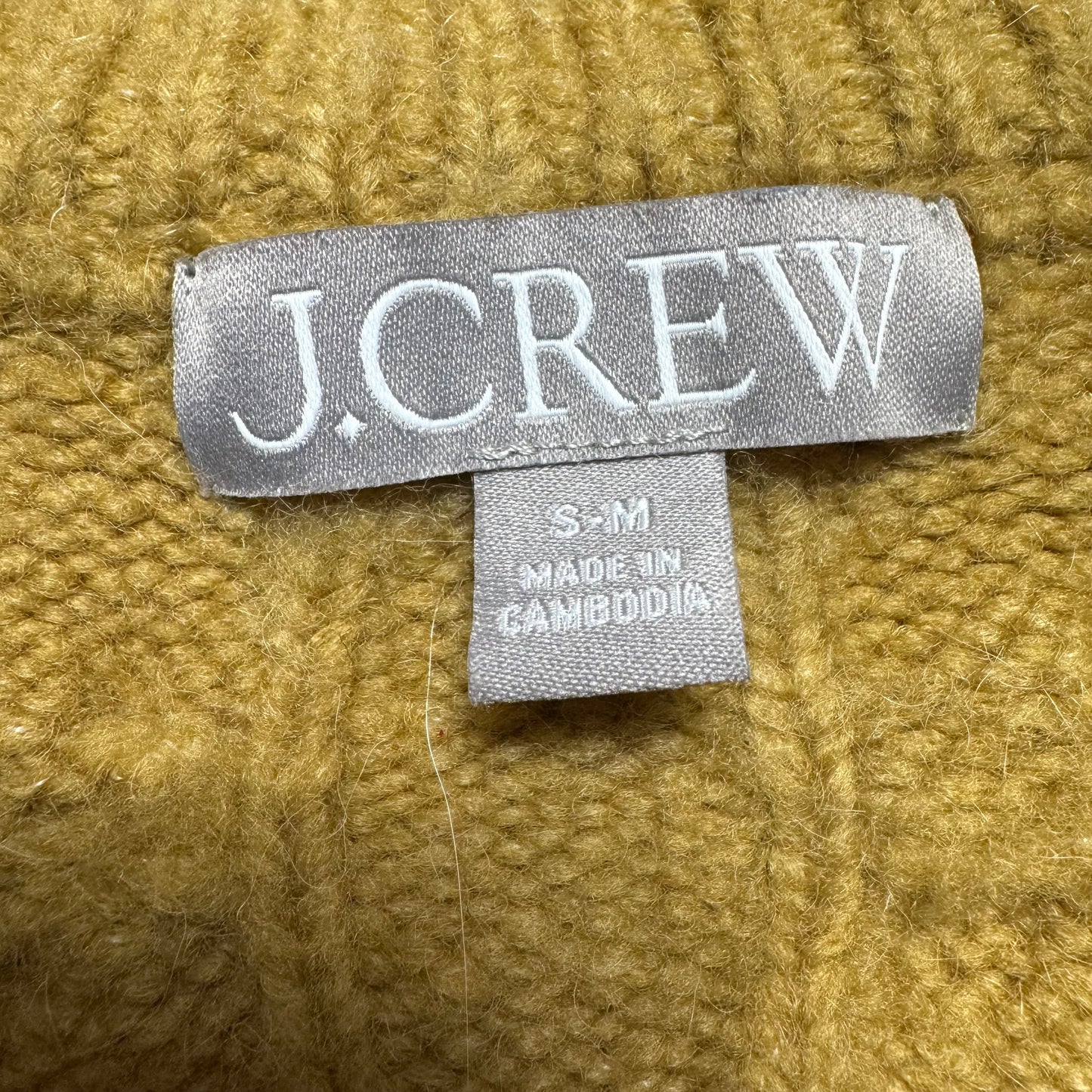 Sweater Cardigan By J. Crew In Tan, Size: M