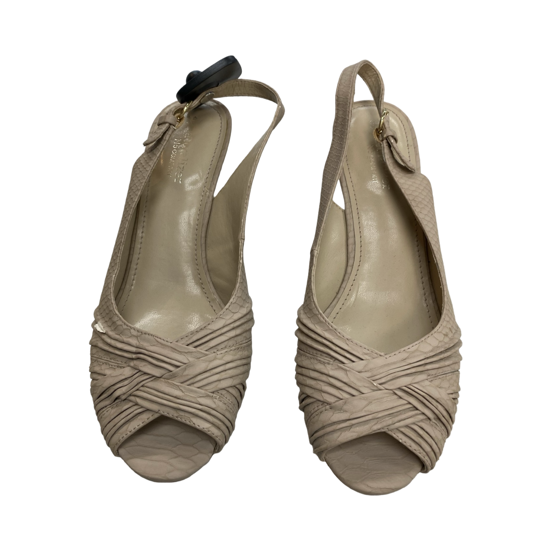 Shoes Heels Block By Naturalizer In Tan, Size:9