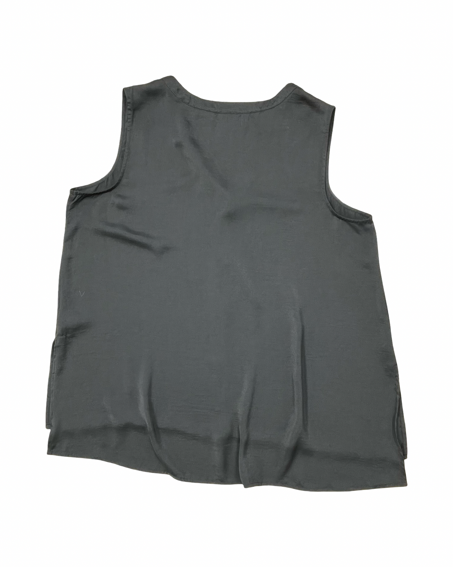 Top Sleeveless By Rafaella In Black, Size:Xl