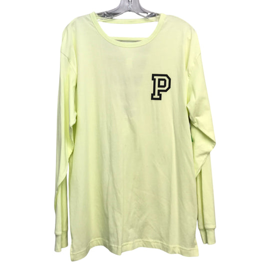 Top Ls Basic By Pink In Yellow, Size:L