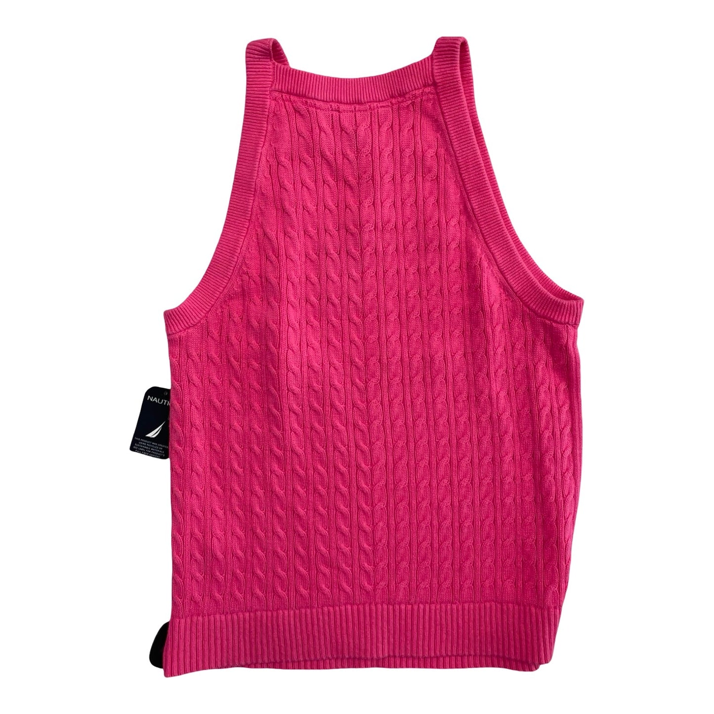 Top Sleeveless By Nautica In Pink, Size:L
