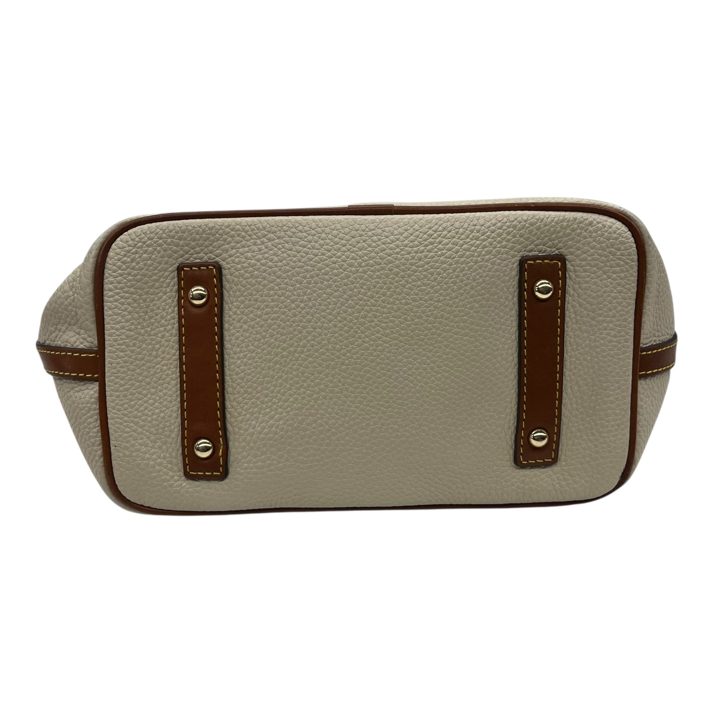 Handbag Designer By Dooney And Bourke In Cream, Size:Medium