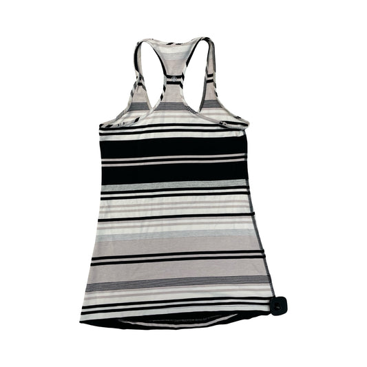 Athletic Tank Top By Lululemon In Striped Pattern, Size:6