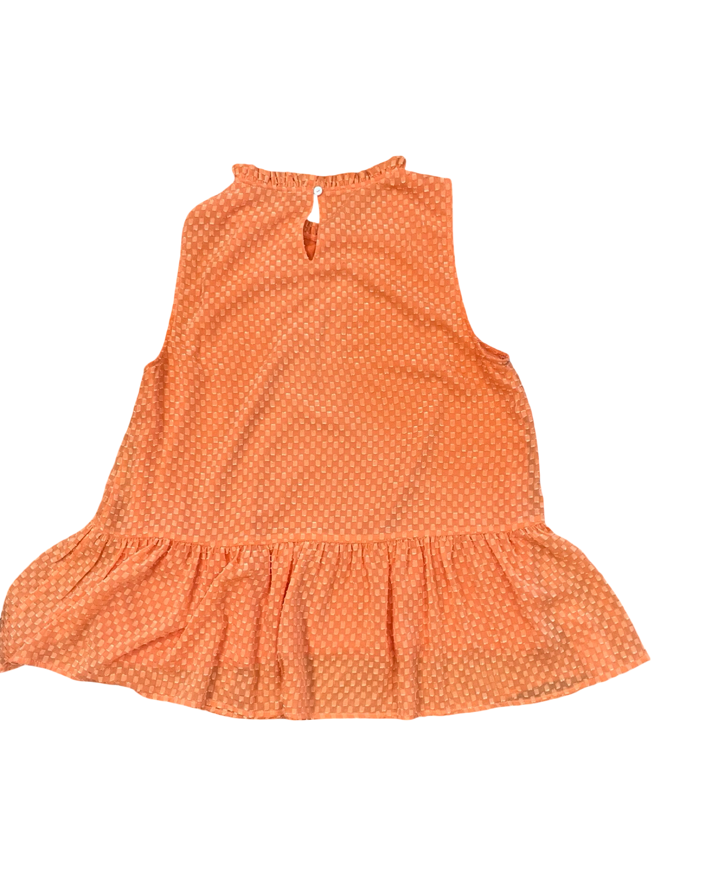 Top Sleeveless By Staccato In Orange, Size:M
