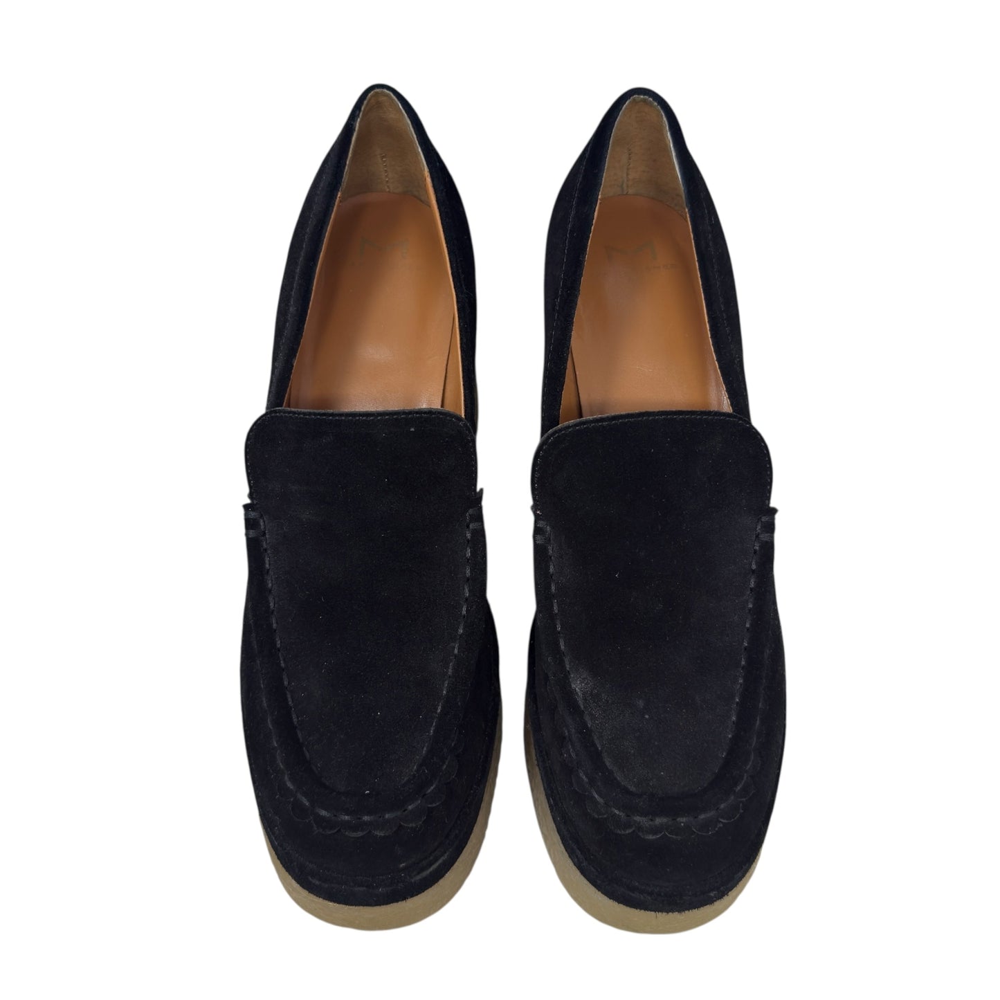 Lina Platform Loafer By Marc Fisher In Black Suede, Size: 9
