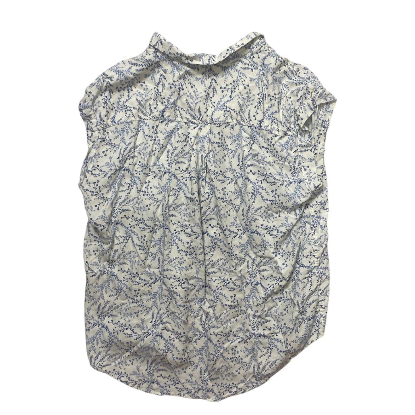 Top Sleeveless By Jachs Girlfirend In Blue & White, Size:Xl