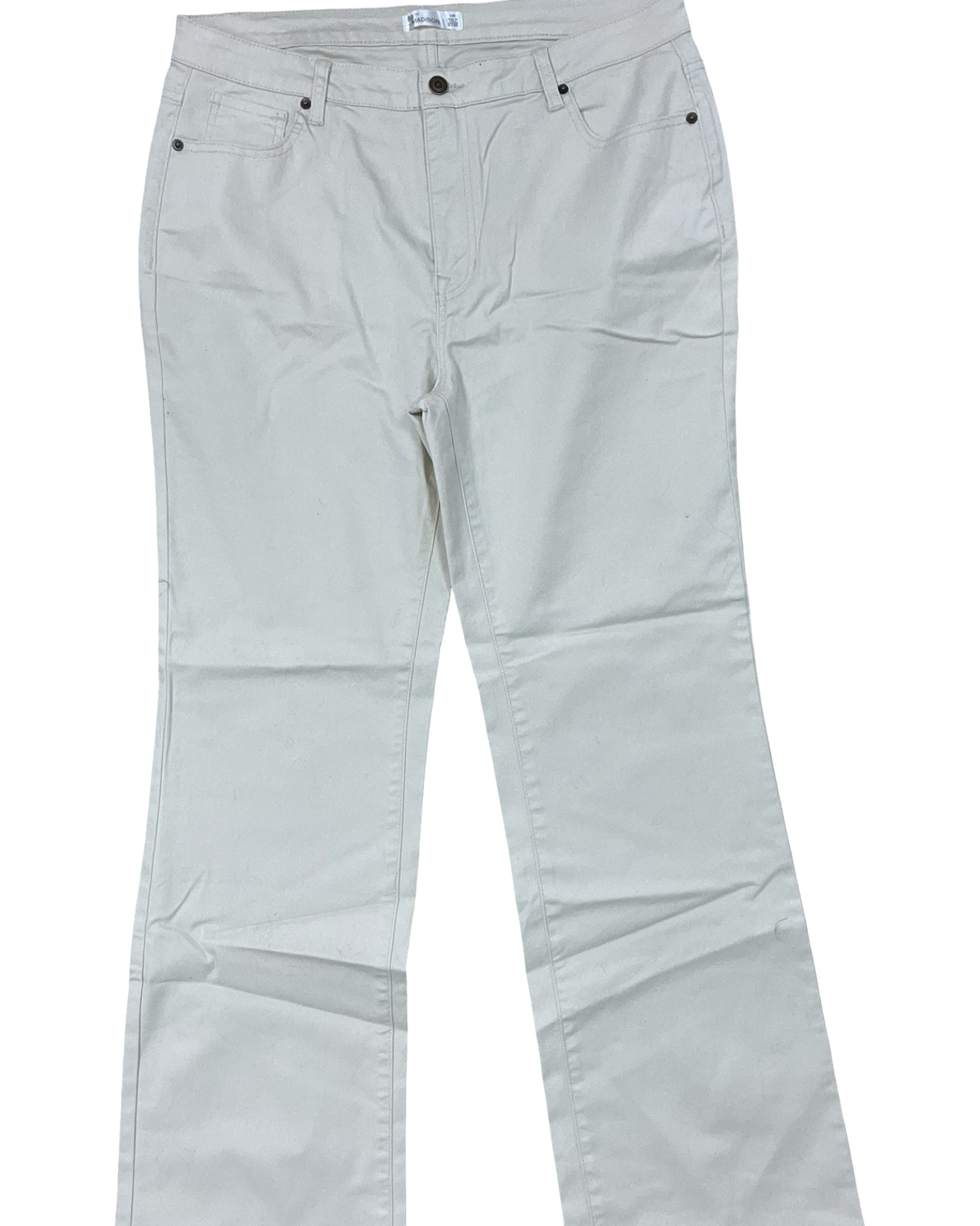 Pants Chinos & Khakis By 89Th And Madison In Cream, Size:14