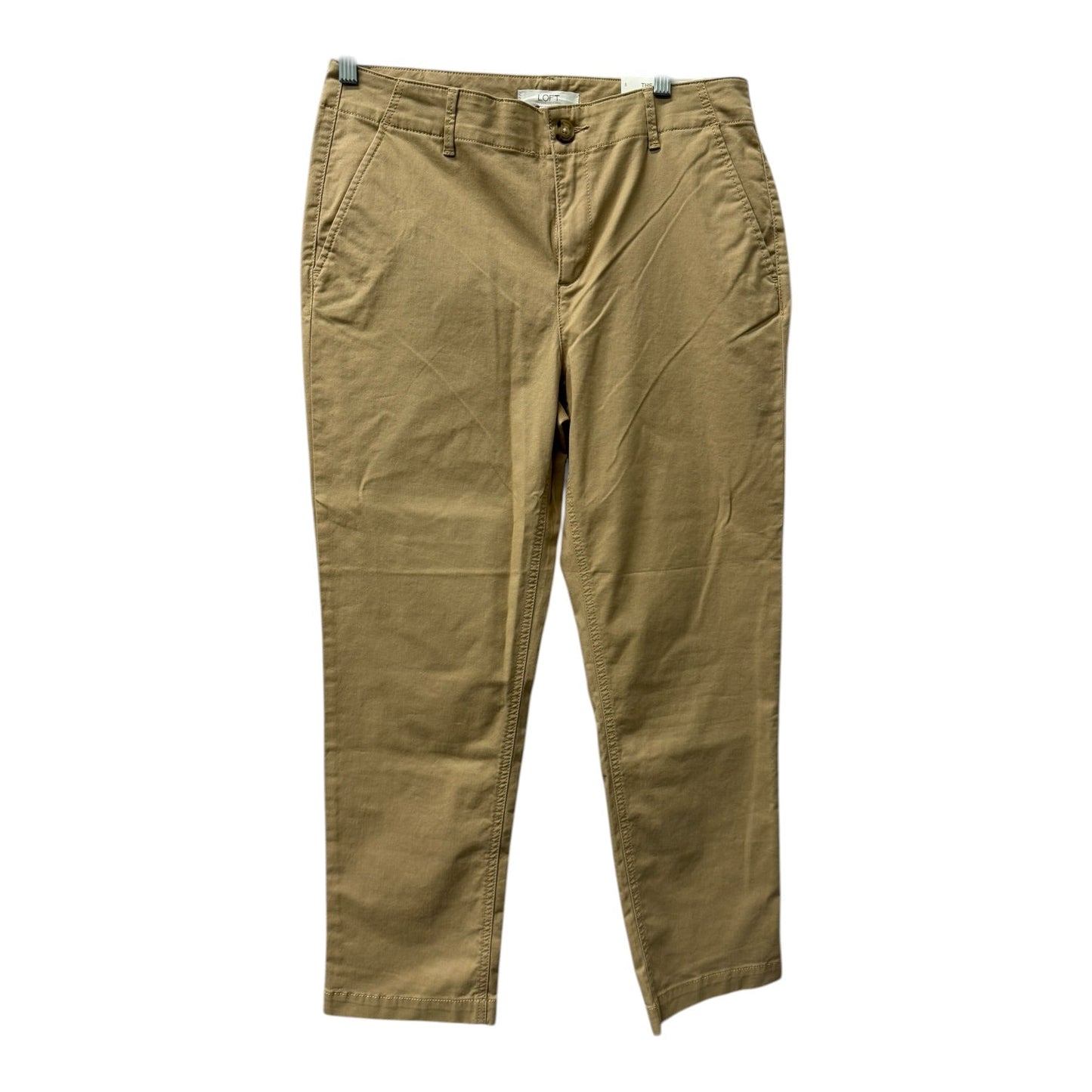 Pants Chinos & Khakis By Loft In Beige, Size:8