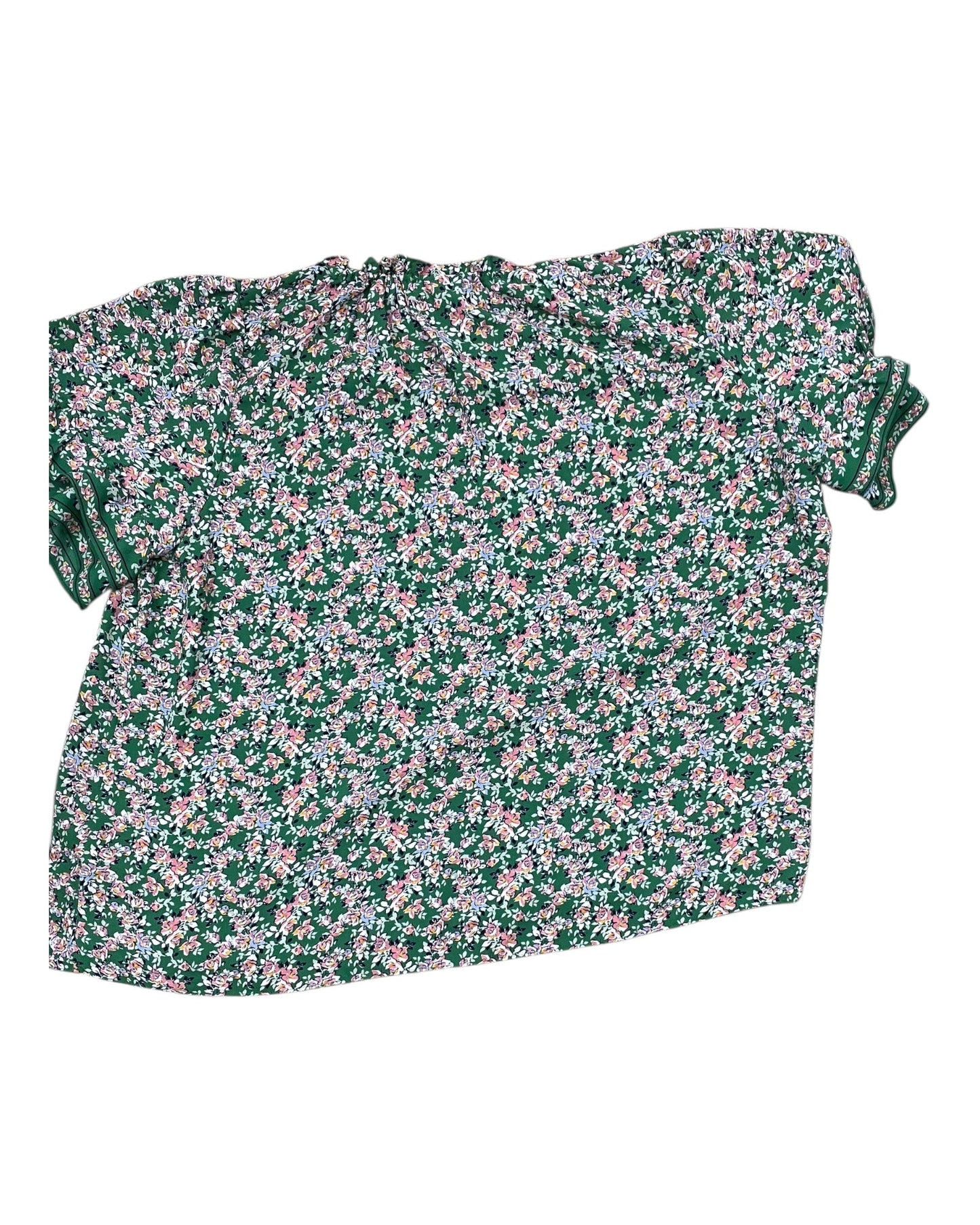 Top Ss By Max Studio In Green, Size:2X