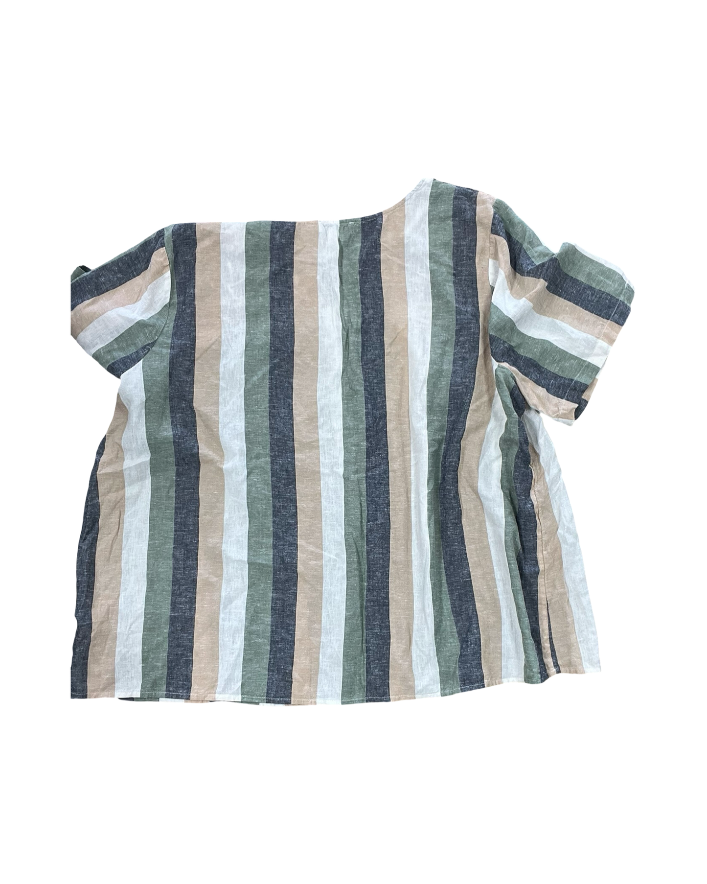 Top Ss By Coldwater Creek In Blue & Green, Size:2X