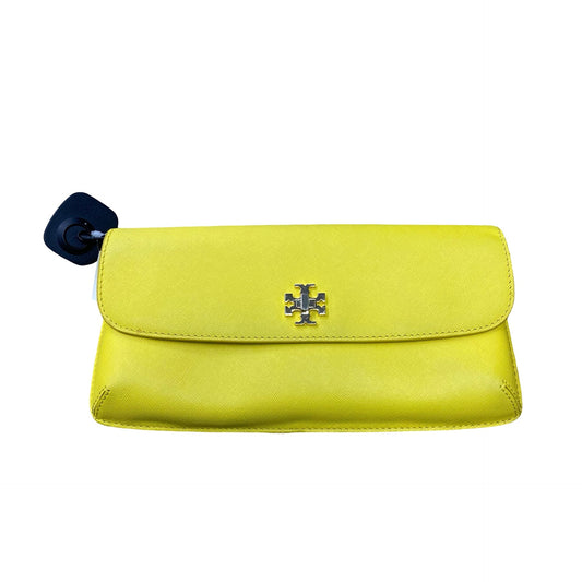 Clutch Designer By Tory Burch In Yellow, Size:Medium