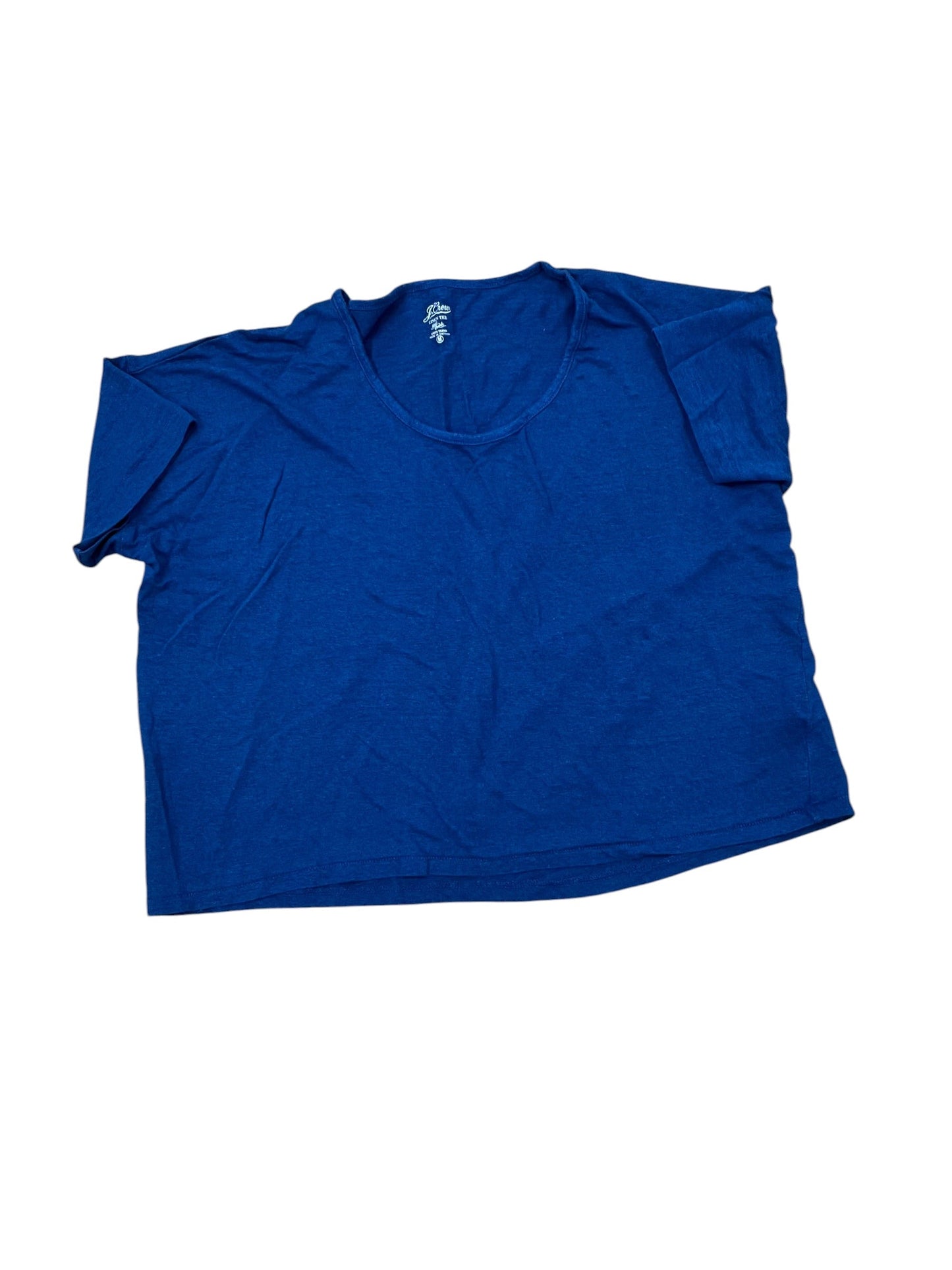 Top Ss By J. Crew In Blue, Size:M
