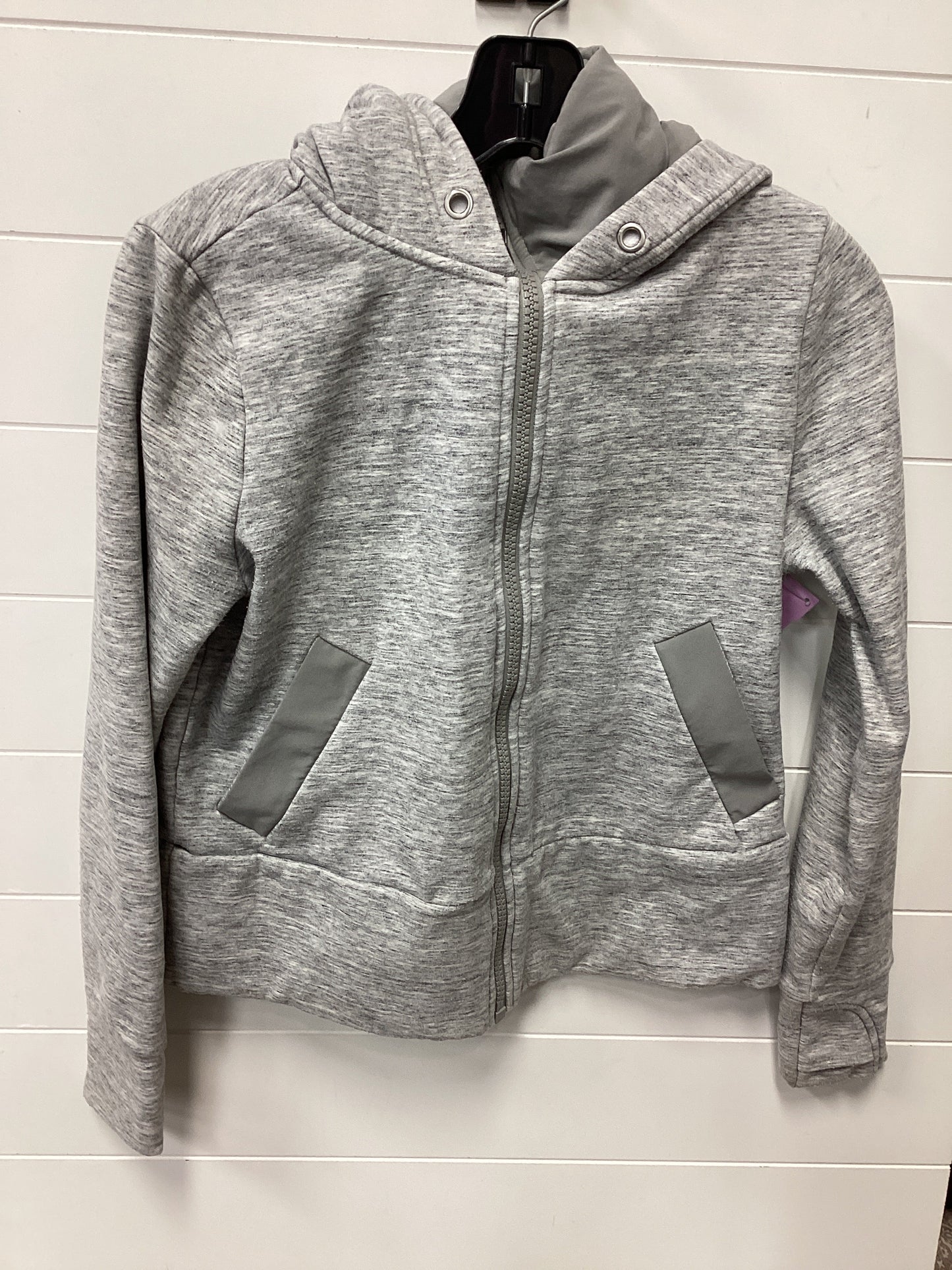 Athletic Jacket By Athleta In Grey, Size:Xs