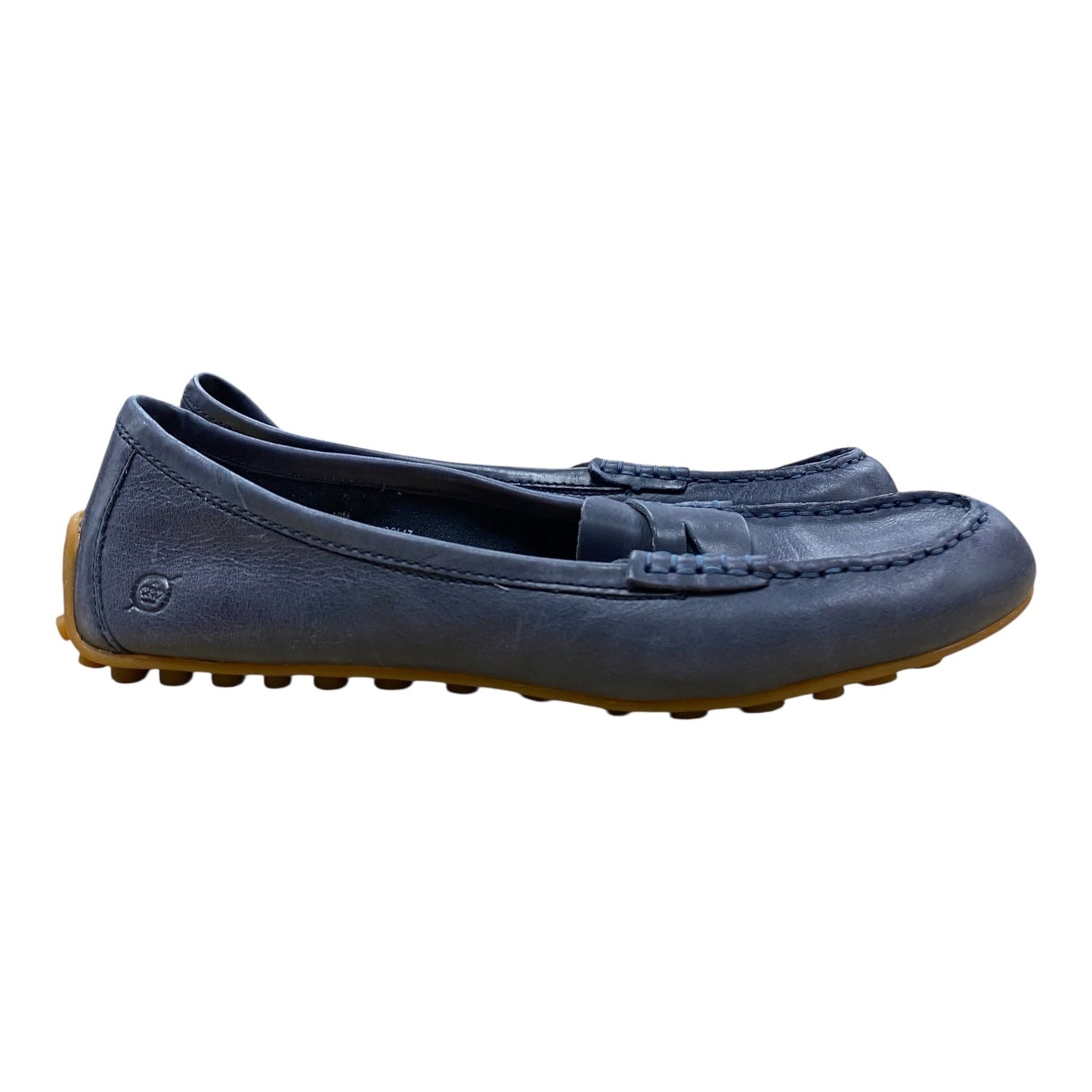 Shoes Flats By Born In Navy, Size:10