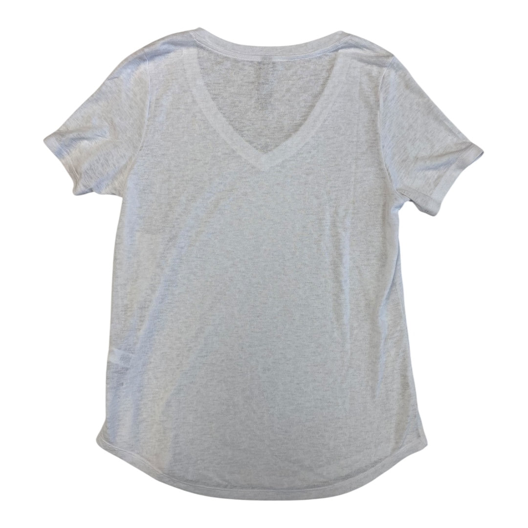 Athletic Top Ss By Athleta In White, Size:M