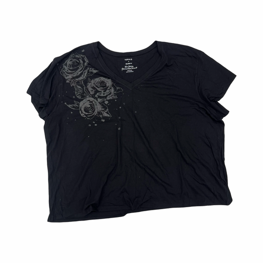 Top Ss By Torrid In Black & Grey, Size:6