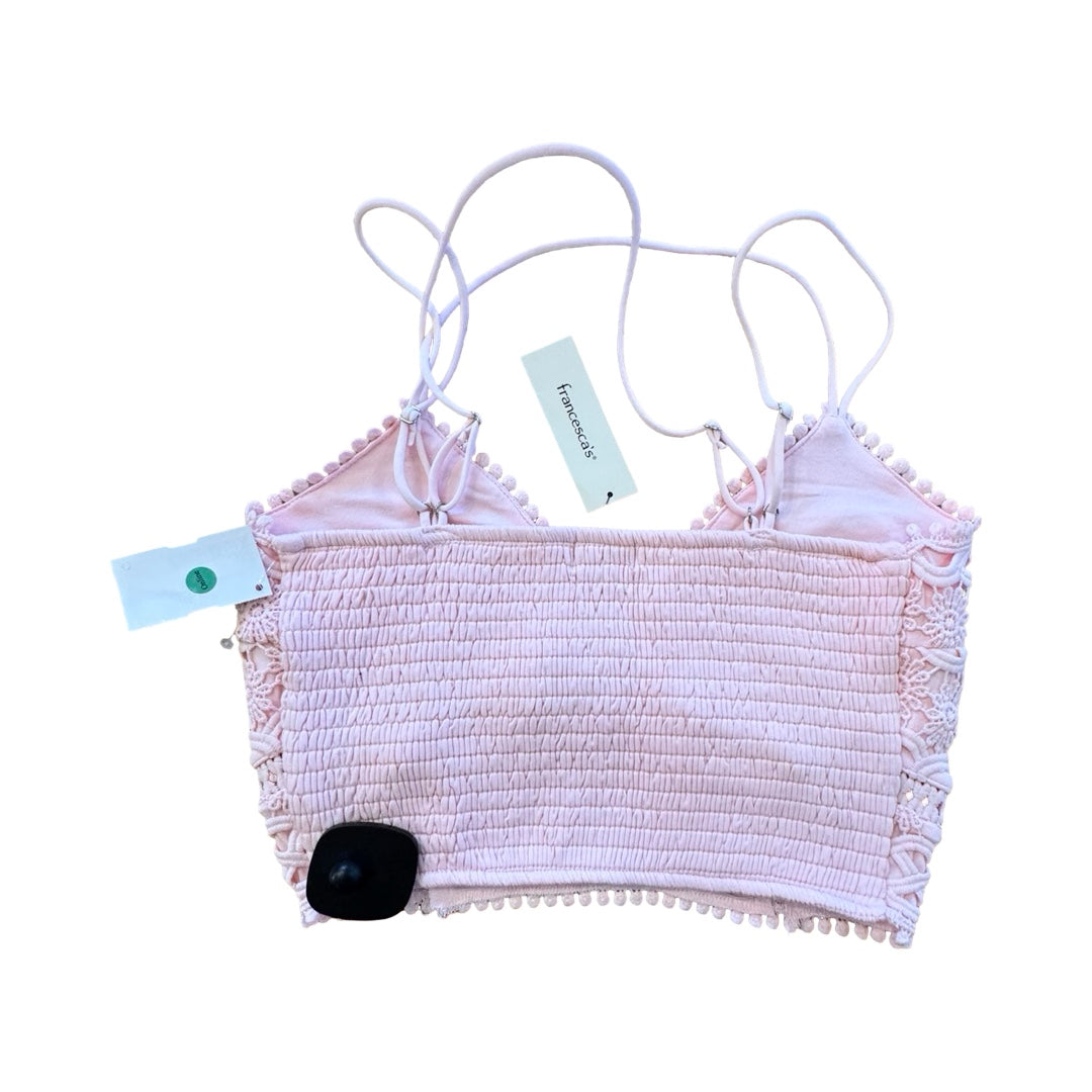Bralette By Mi Ami In Pink, Size:Xs
