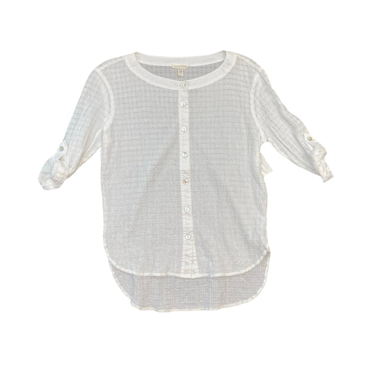 Top Ls Designer By Eileen Fisher In White, Size:Sp
