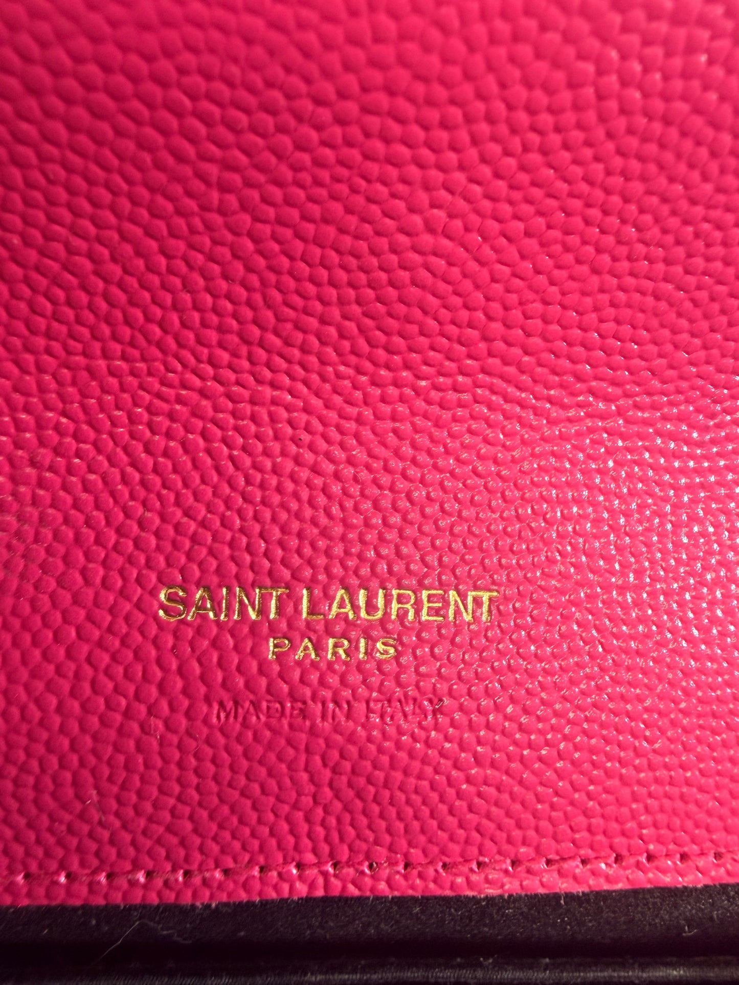 Wristlet Luxury Designer By Yves Saint Laurent, Size: Large