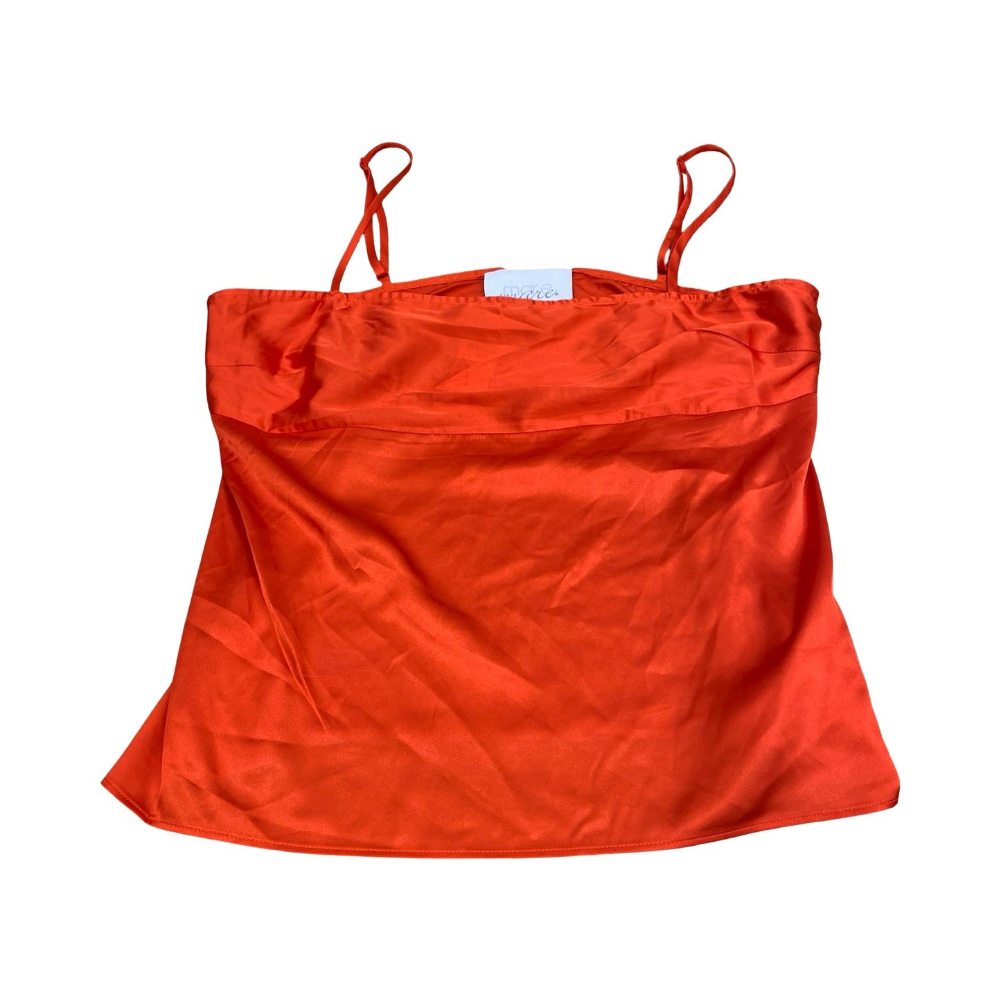 Top Sleeveless By Mare Mare In Orange, Size:M