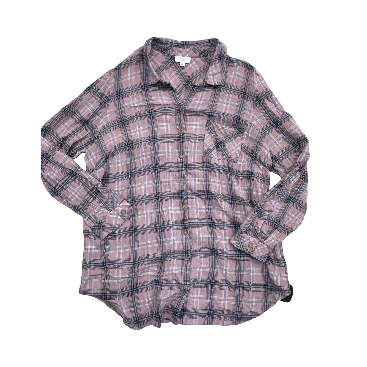 Top Ls By J. Jill In Purple, Size:1X