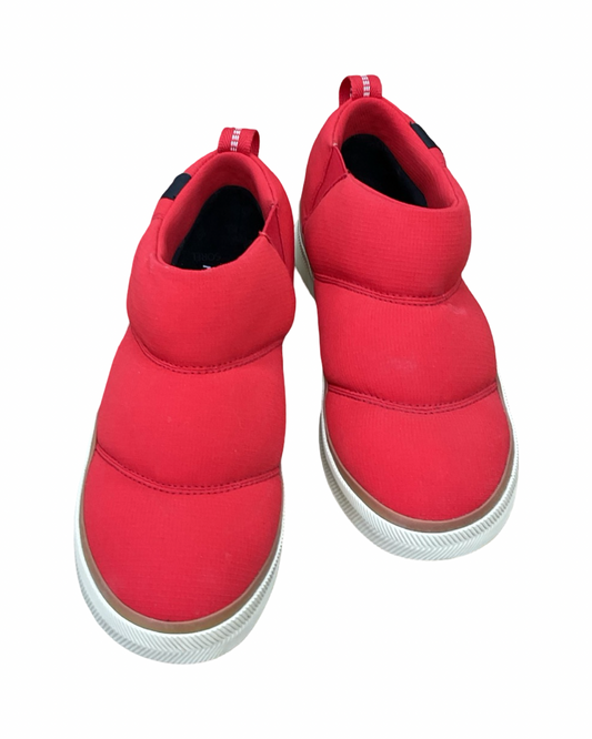 Boots Ankle Flats By Sorel In Red, Size:8.5