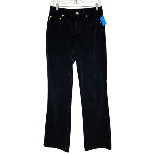 Pants Corduroy By Lauren By Ralph Lauren In Black, Size:4