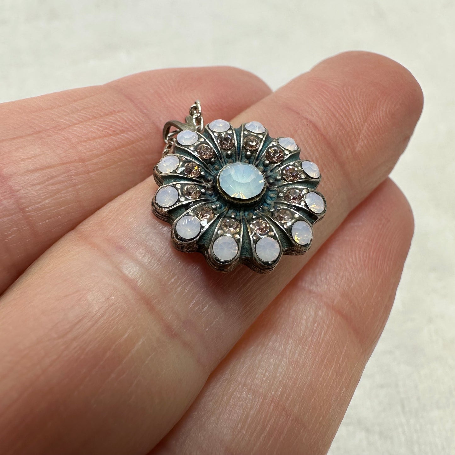 Silver necklace By Mariana, Size: