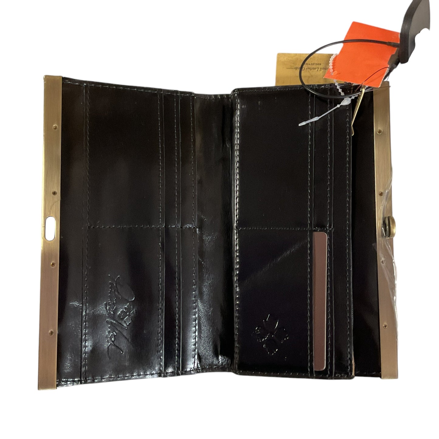 Wallet Designer By Patricia Nash In Black & Red, Size:Medium