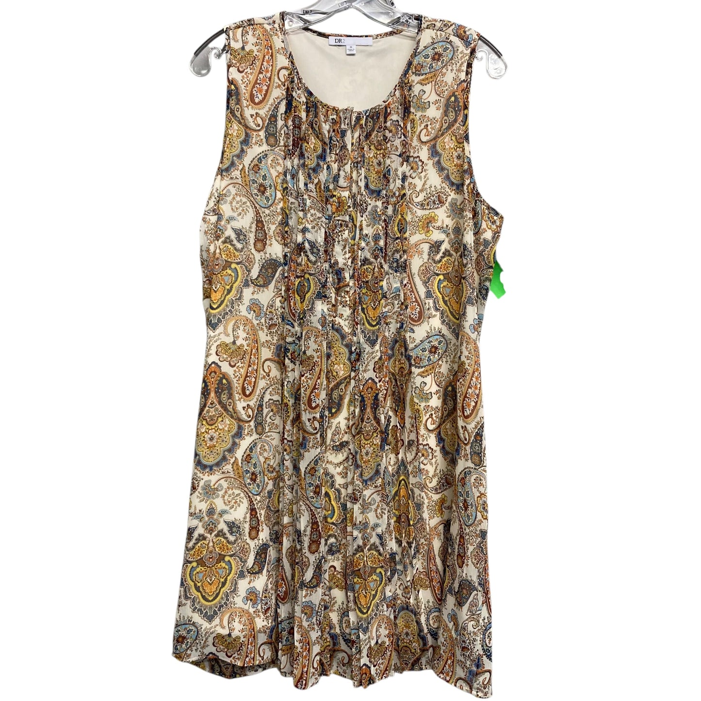 Dress Casual Short By Dr2 In Paisley Print, Size:M