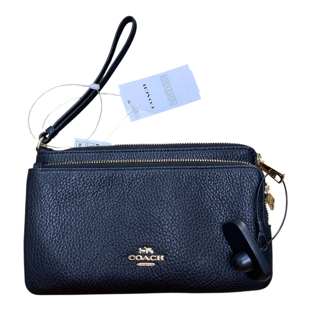 Wristlet Designer By Coach In Black, Size:Large